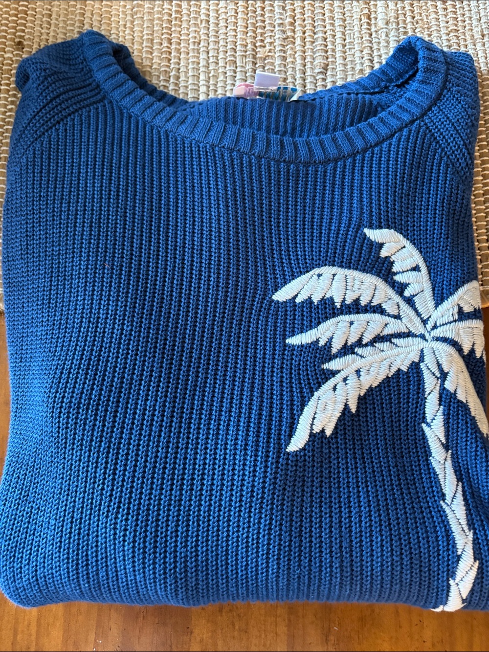 Belle by Kim Gravel light Sweater with Cream Palm
